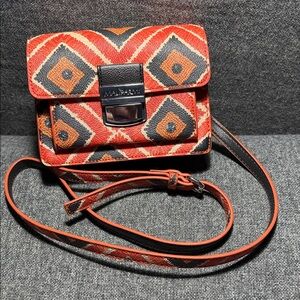 Maliparmi Italy Geometric Crossbody Chic  Statement Crossbody Bag. Like New!